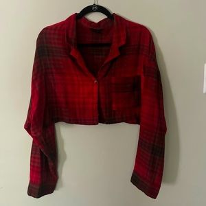 Urban Outfitters Cropped Flannel